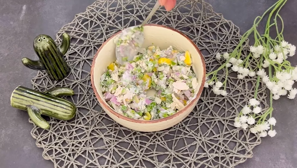 Mango Chicken Salad Wraps